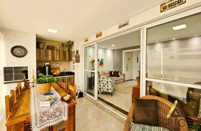 Lindo apto. alto padrão em condomínio clube com 111m² úteis - 3 dorms sendo  1 suíte - office - varanda gourmet - 2 vagas - r$ 1.030m - ponta da praia