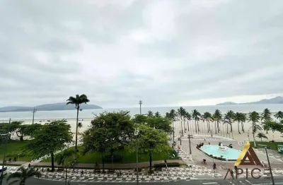 Apartamento com 3 dormitórios, 160 m² - venda por r$ 2.200.000,00 ou aluguel por r$ 13.000,00/mês - gonzaga - santos/sp