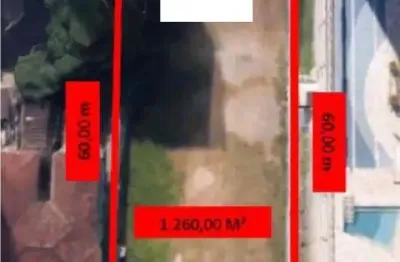 Terreno à venda, 1260 m² por r$ 15.120.000,00 - josé menino - santos/sp