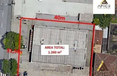 Terreno à venda, 1260 m² por r$ 10.000.000,00 - encruzilhada - santos/sp