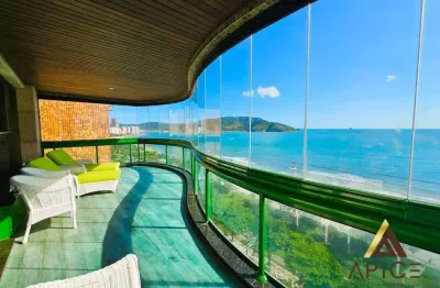 Maravilhoso apto. altíssimo padrão - frente mar  com 286m² úteis - 04 dorms. sendo 02 suítes - 03 vagas - lazer no rooftop por r$ 5.299m - aparecida