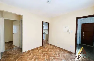 Apartamento com 2 dormitórios à venda, 46 m² por r$ 287.000,00 - aparecida - santos/sp