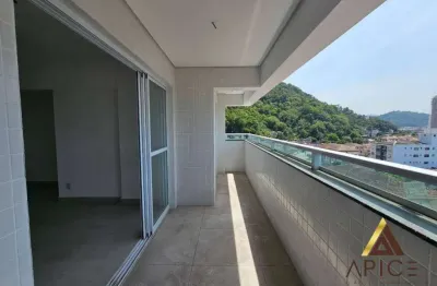 Apartamento com 2 dormitórios à venda, 59 m² por r$ 565.000,00 - marapé - santos/sp