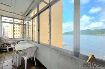 Apartamento com 1 dormitório à venda, 70 m² por r$ 264.000,00 - itararé - são vicente/sp