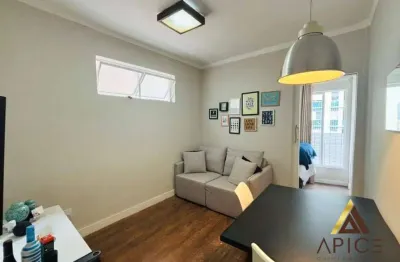 Apartamento com 1 dormitório à venda, 44 m² por r$ 399.000,00 - gonzaga - santos/sp