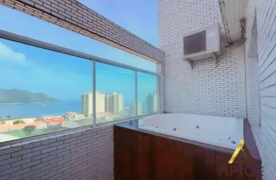 Cobertura com 2 suíte + escritório à venda, 110 m² por r$ 1.299.000 - ponta da praia - santos/sp