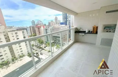 Apartamento com 2 dormitórios à venda, 87 m² por r$ 1.379.000,00 - gonzaga - santos/sp