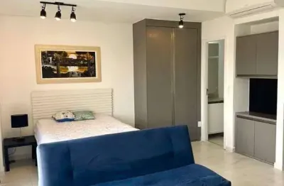 Studio com 1 dormitório para alugar, 51 m² por R$ 5.200,00/mês - Pompéia - Santos/SP