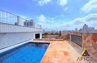 Cobertura com 4 dormitórios à venda, 361 m² por R$ 2.489.000,00 - Ponta da Praia - Santos/SP