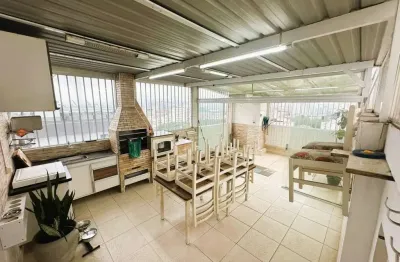 Cobertura à venda, 350 m² por r$ 1.650.000,00 - aparecida - santos/sp