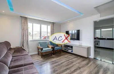 Sobrado com 3 dormitórios à venda, 134 m² por r$ 480.000,00 - alto boqueirão - curitiba/pr