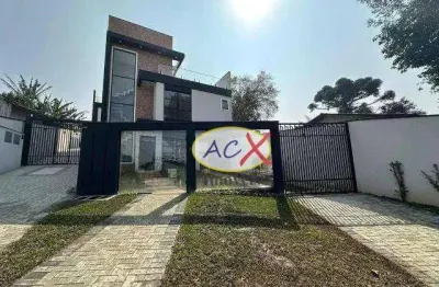Sobrado com 3 dormitórios à venda, 175 m² por r$ 1.080.000,00 - santa felicidade - curitiba/pr