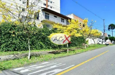 Terreno de esquina no santa cândida(475m²) com projeto aprovado para 2 sobrados e 6 lofts