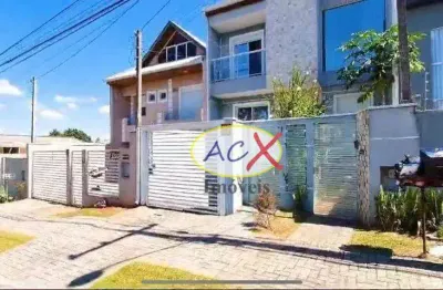 Sobrado com 3 dormitórios à venda, 191 m² por r$ 950.000 - portão - curitiba/pr