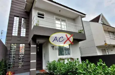 Sobrado com 3 dormitórios à venda, 141 m² por r$ 688.000,00 - santa cândida - curitiba/pr