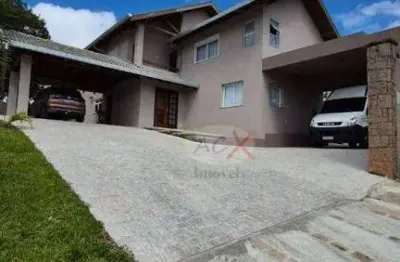 Casa com 5 dormitórios à venda, 383 m² por r$ 3.200.000,00 - abranches - curitiba/pr