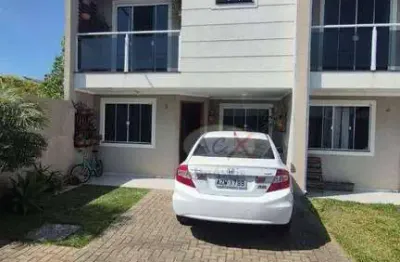 Sobrado em condomínio fechado com 3 dormitórios à venda, 96 m² por r$ 520.000 - sítio cercado - curitiba/pr