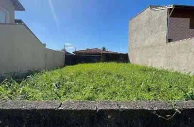 Terreno à venda, 60 metros da praia, rua calçada, todo murado, 250 m² por r$ 250.000 - balneário paranapuan - itanhaém/sp
