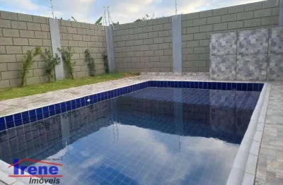 Casa com 2 dormitórios à venda, 73 m² por r$ 450.000,00 - balneário tupy - itanhaém/sp