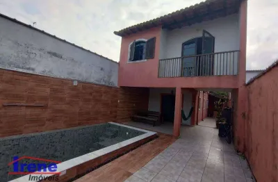 Sobrado com 2 dormitórios à venda, 149 m² por r$ 300.000,00 - jardim das palmeiras - itanhaém/sp