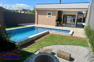 Casa com 3 dormitórios à venda, 92 m² por r$ 595.000,00 - jardim regina - itanhaém/sp