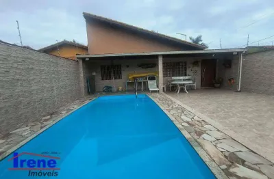 Casa com 5 dormitórios para alugar, 226 m² por r$ 6.500/mês - nova itanhaém - praia - itanhaém/sp