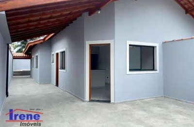 Casa com 2 dormitórios à venda, 74 m² por r$ 339.000,00 - suarão - itanhaém/sp