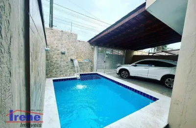 Sobrado com 3 dormitórios à venda, 78 m² por r$ 380.000,00 - jamaica - praia - itanhaém/sp