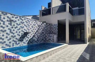 Casa com 2 dormitórios à venda, 93 m² por r$ 450.000 - suarão - itanhaém/sp