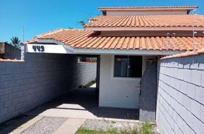 Casa com 2 dormitórios à venda, 75 m² por r$ 264.000,00 - jardim das palmeiras - itanhaém/sp