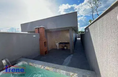 Casa com 2 dormitórios à venda, 65 m² por r$ 325.000 - jardim guacyra - itanhaém/sp
