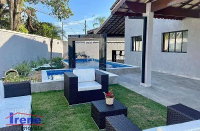 Casa nova com 3 dormitórios à venda, 110 m² por r$ 899.000 - campos elíseos - itanhaém/sp