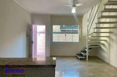 Sobrado com 2 dormitórios à venda, 63 m² por r$ 290.000 - jardim suarão - praia - itanhaém/sp