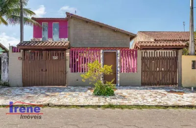 Microcasa composta por 4 kitnets venda, 207 m² por r$ 550.000 - balneario gaivotas - itanhaém/sp