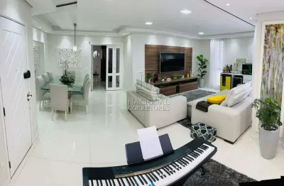 Apartamento à venda, 3 quartos, 2 suítes, 2 vagas, vila assunção - santo andré/sp