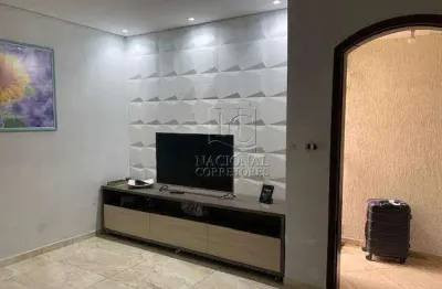 Sobrado à venda, 3 quartos, 2 vagas, jardim itapoan - santo andré/sp