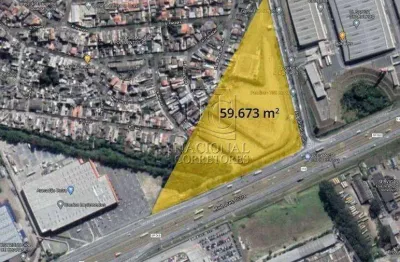 Terreno à venda, 59600 m² - jardim cumbica - guarulhos/sp