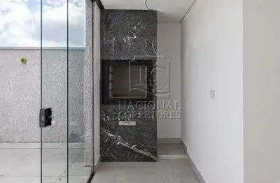 Cobertura com 2 dormitórios à venda, 84 m² - parque erasmo assunção - santo andré/sp