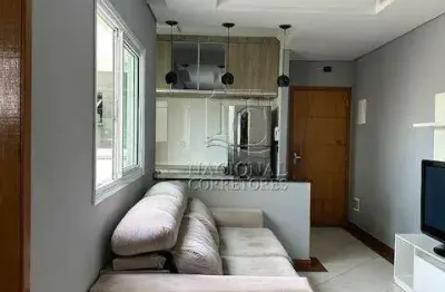 Cobertura sem condomínio à venda, 2 quartos, 1 suíte, 2 vagas, utinga - santo andré/sp