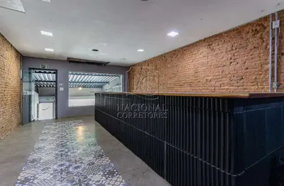 Excelente salão comercial para locação no jardim bela vista em santo andré