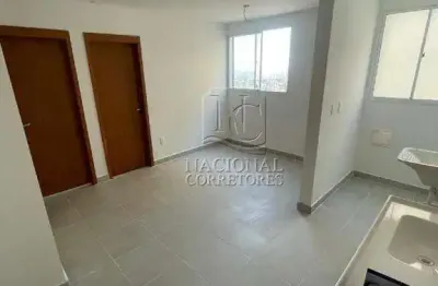 Apartamento 2 dormitórios com 1 vaga de garagem - 36m² - vila palmares - santo andré/sp.