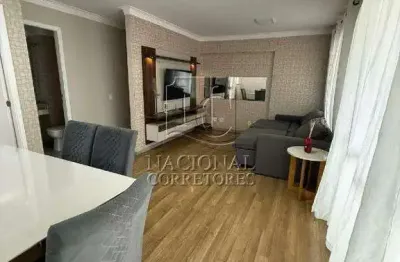 Sofisticado apartamento para locação no Condomínio Residencial Paris, Centro de Santo André, com 3 suítes e sacada gourmet