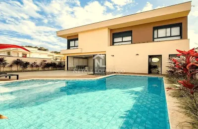 Casa nova alto padrão com 3 quartos, 280m2, no brisas jundiaí, jardim samambaia, jundiaí, sp