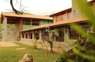 Propriedade rural pronta para hotelaria, 14 suítes, 2 lagos e nascente, em bananal - sp