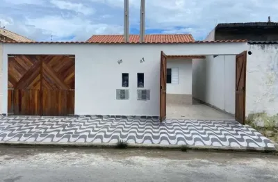 Casa para venda em itanhaém, verde mar, 2 dormitórios, 1 suíte, 1 banheiro, 1 vaga