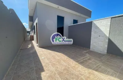 Casa para venda em itanhaém, jequitibá, 2 dormitórios, 1 suíte, 1 banheiro, 2 vagas