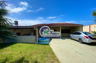 Casa para venda em itanhaém, belas artes, 3 dormitórios, 1 suíte, 1 banheiro, 8 vagas