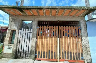 Casa para venda em itanhaém, umuarama, 3 dormitórios, 1 banheiro, 2 vagas