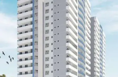 Apartamento para venda em praia grande, ocian, 3 dormitórios, 1 suíte, 1 banheiro, 2 vagas