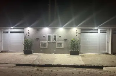 Casa para venda em itanhaém, palmeiras, 2 dormitórios, 1 suíte, 1 banheiro, 2 vagas